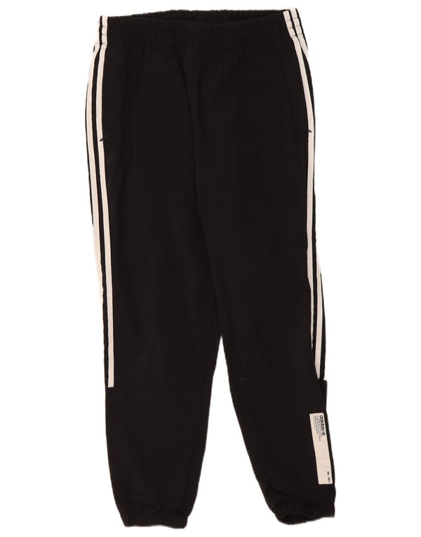 Męskie spodnie dresowe Adidas Crop, joggery, średni czarny nylon