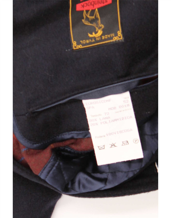Płaszcz męski Steinbock IT 52 XL, granatowy, wełniany