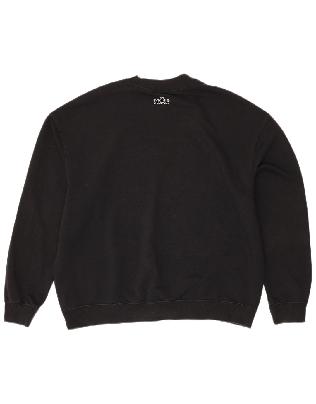 Męska bluza NIKE Dri Fit o luźnym kroju z grafiką, mała czarna