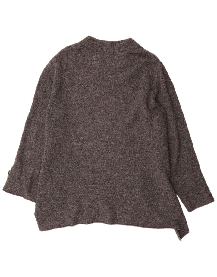 Damski sweter Zara Oversize z długim rękawem i okrągłym dekoltem UK 10 Small Grey