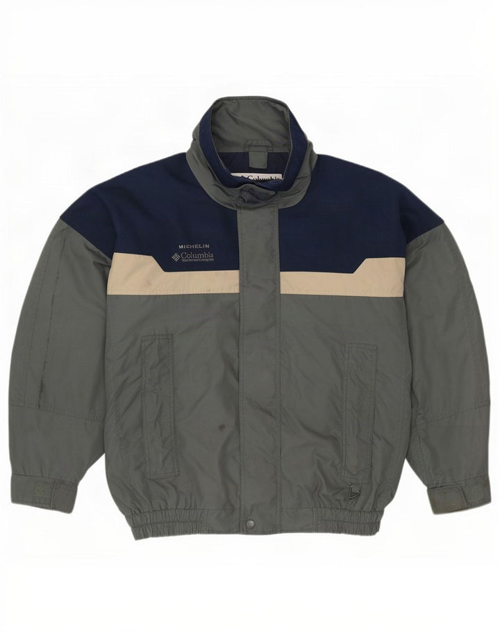 Męska kurtka przeciwdeszczowa Columbia Bugaboo Loose Fit UK 38 w kolorze średnioszarym