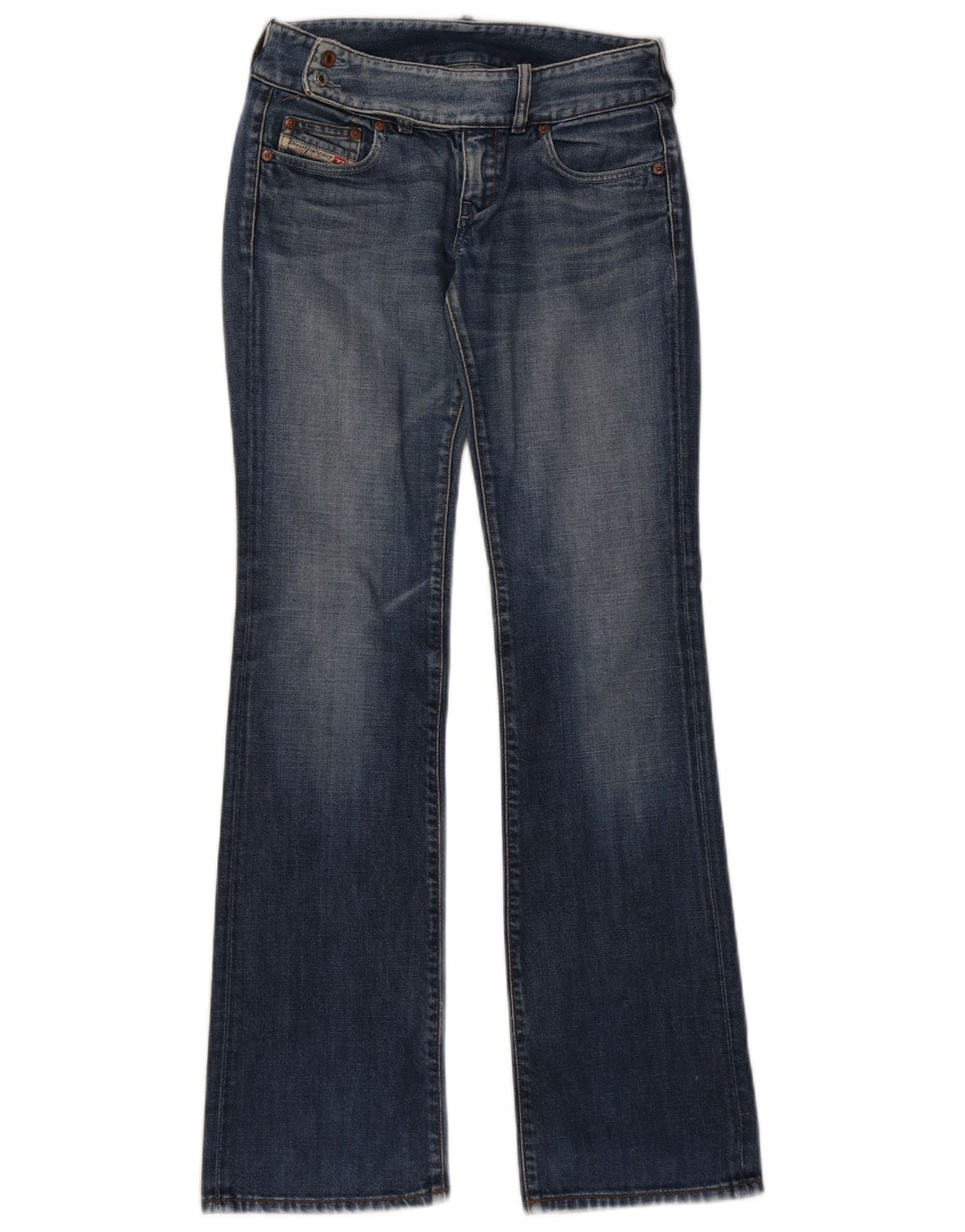 Damskie jeansy Bootcut Diesel W27 L33 Niebieskie bawełniane