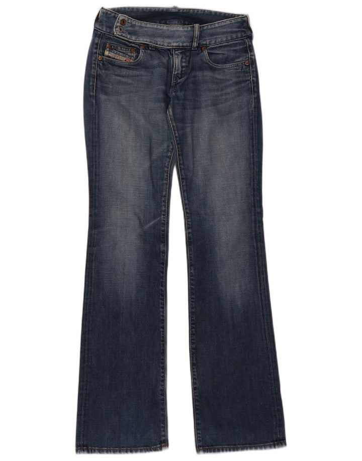 Damskie jeansy Bootcut Diesel W27 L33 Niebieskie bawełniane