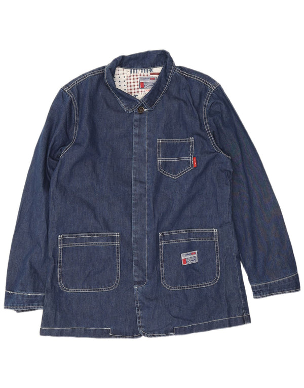 Vintage męska kurtka dżinsowa UK 44 2XL niebieska