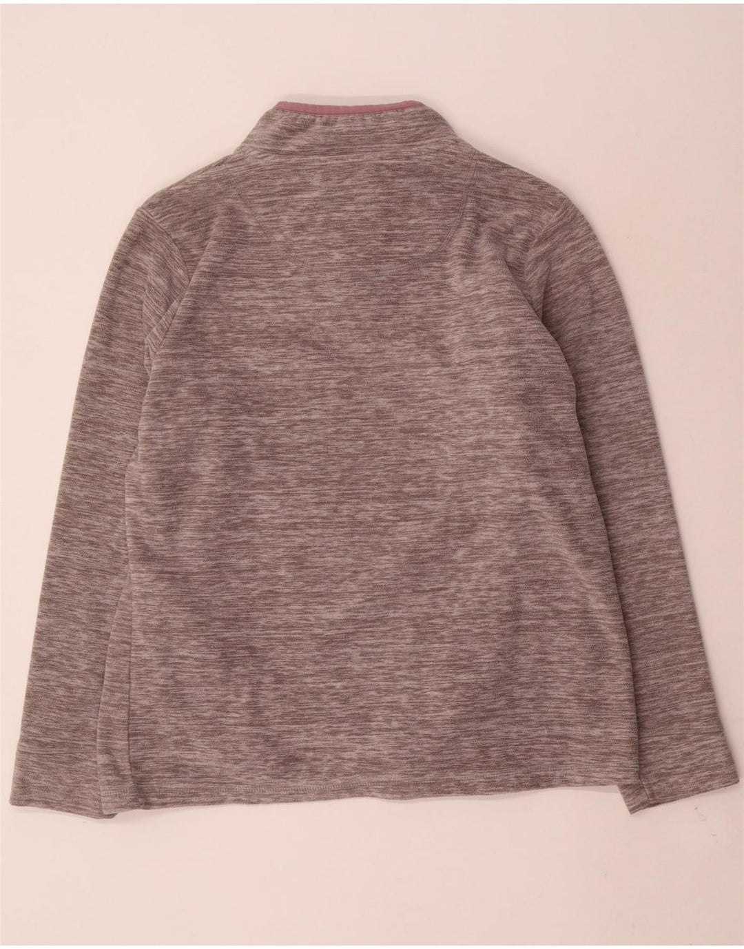 Damski sweter oversize WEIRD FISH z polaru UK 16, duży, szary nakrapiany