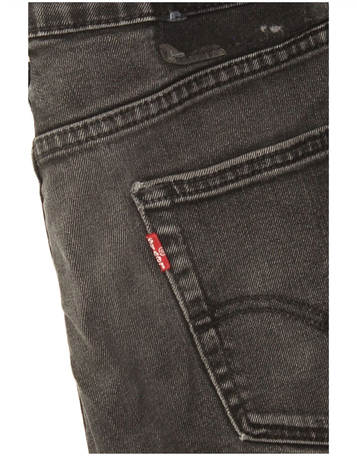 Męskie proste dżinsy Levi's W30 L31 czarne