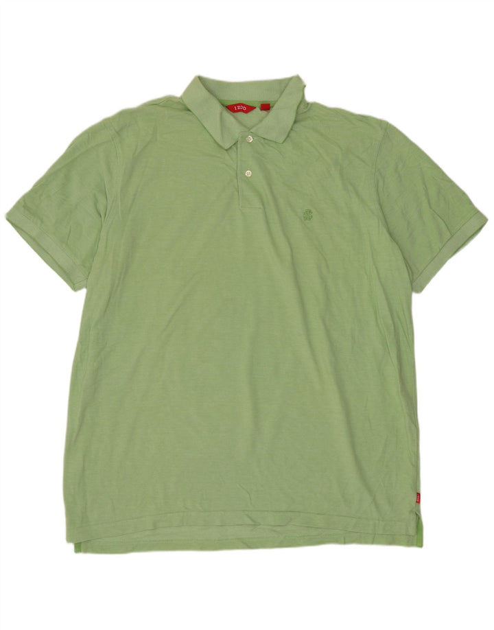 Męska koszulka polo IZOD XL, zielona bawełna