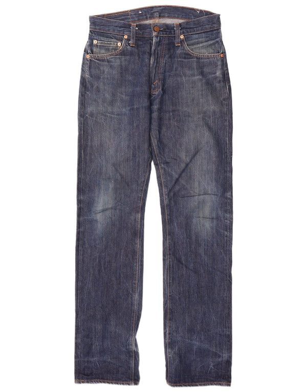 Męskie dżinsy Levi's 505 Straight W30 L32 Granatowa bawełna