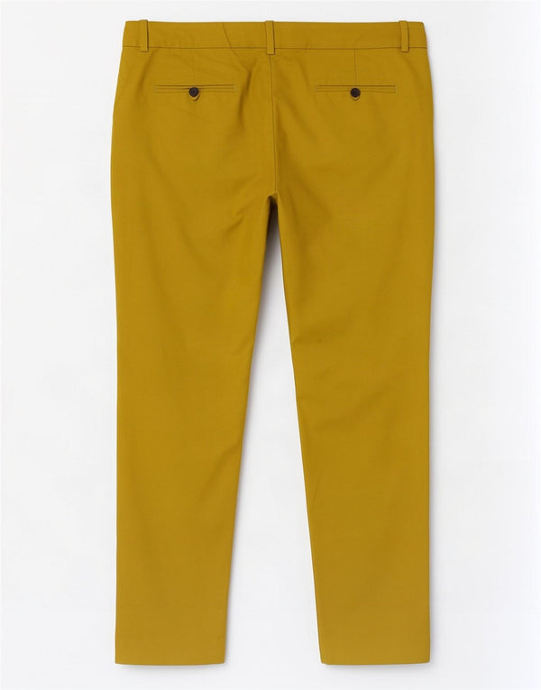 Spodnie damskie Zara Slim Chino EU 42 Large W32 L27 Żółta bawełna