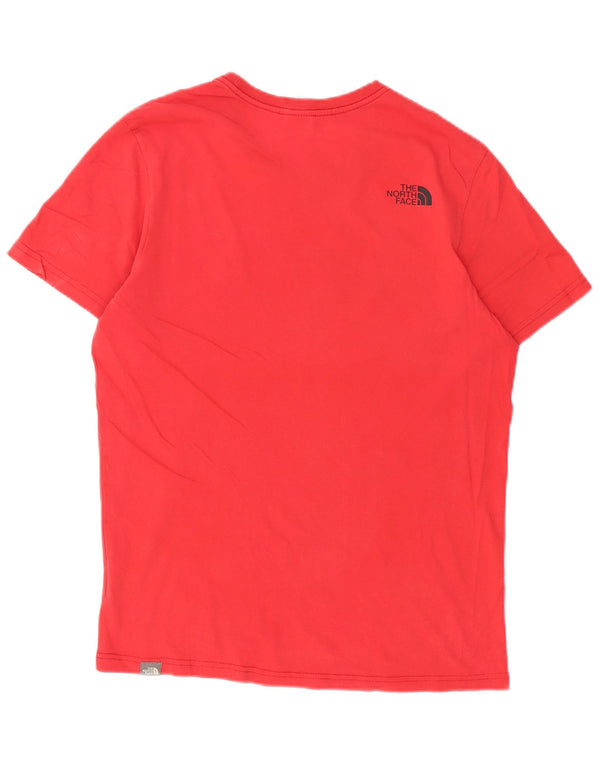 Męska koszulka t-shirt z grafiką The North Face, kolor średni czerwony