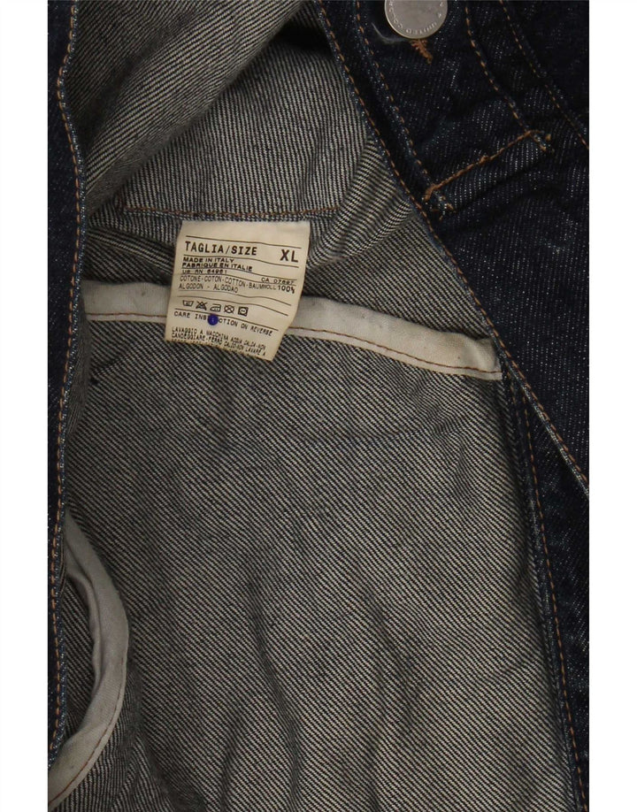 Damska kurtka dżinsowa Benetton UK 18 XL granatowa