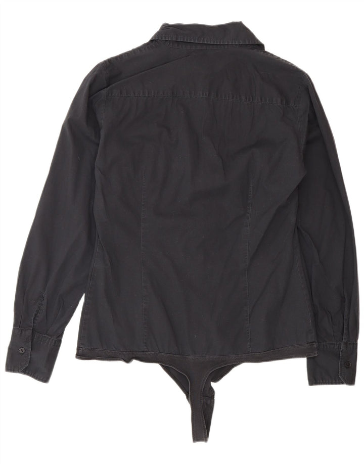 Body koszulowe damskie Benetton UK 14 Medium Black