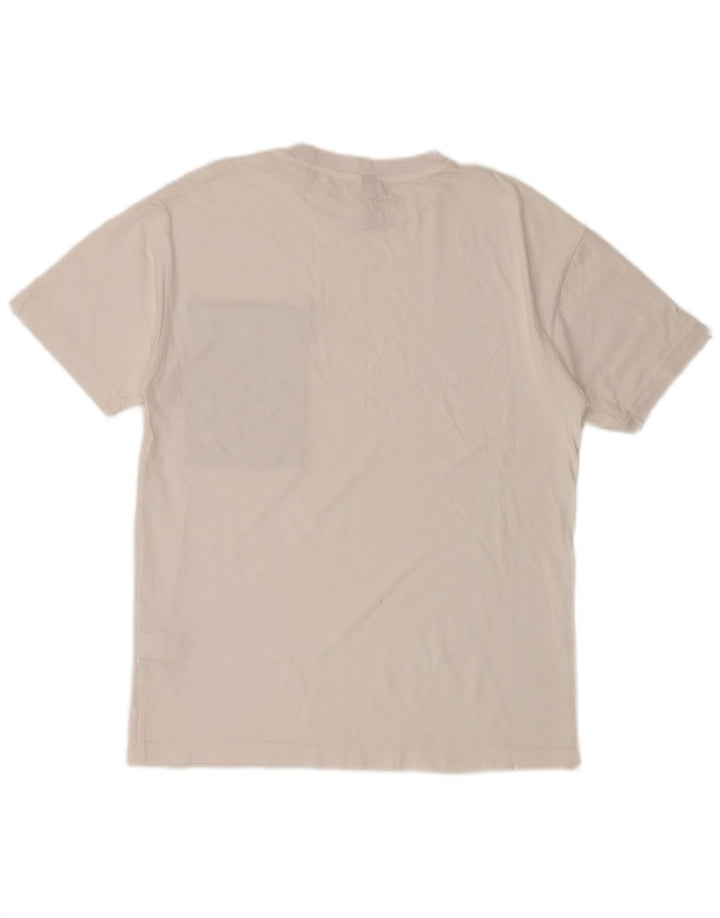 Koszulka męska KAPPA Top, średnia, biała bawełna