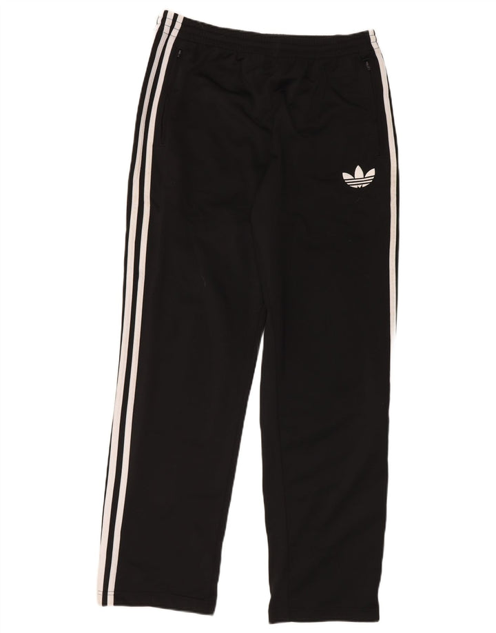 Męskie spodnie dresowe Adidas, średni czarny poliester