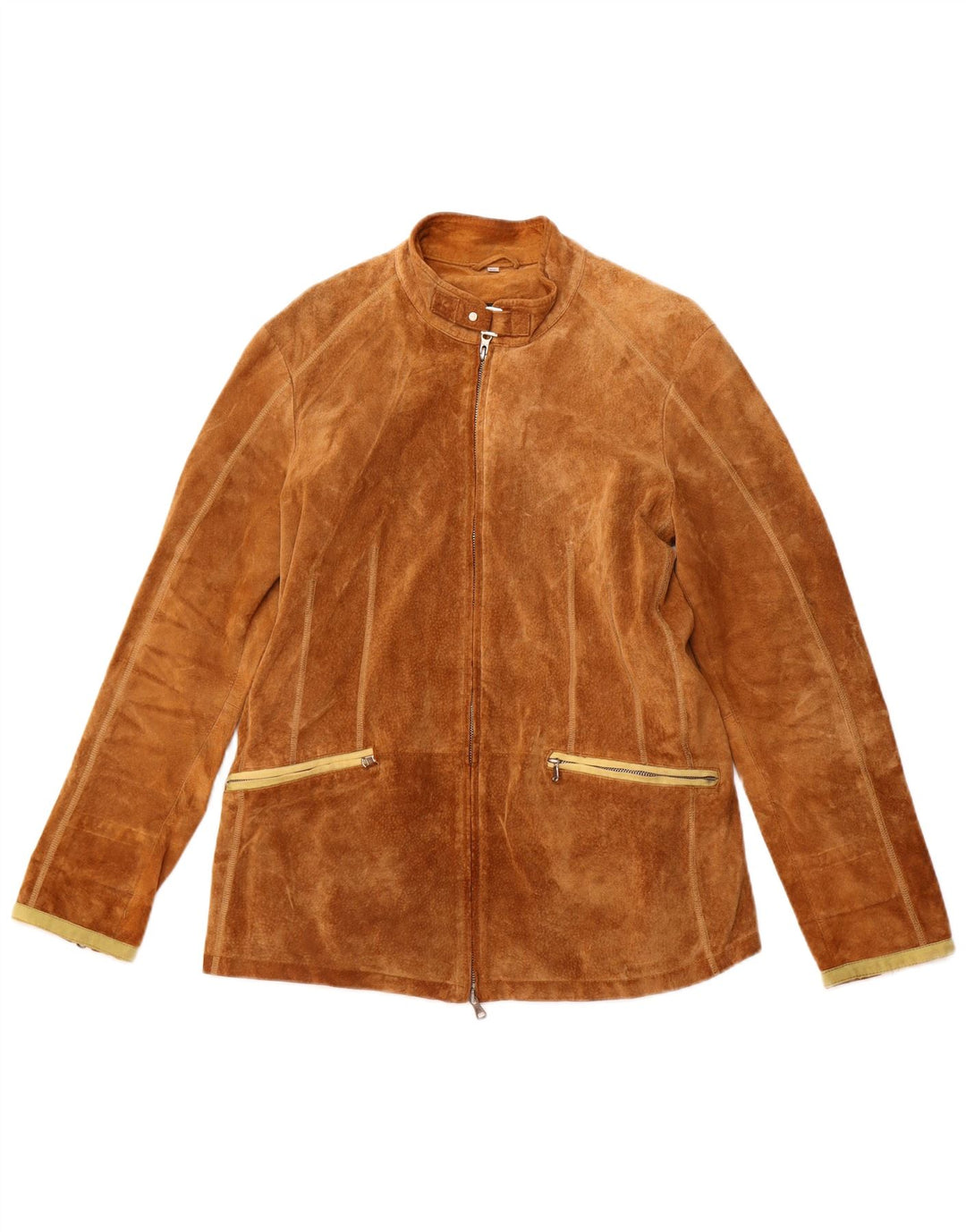 Damska kurtka zamszowa VINTAGE IT 50 XL w kolorze beżowym