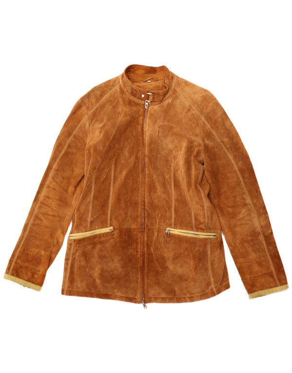 Damska kurtka zamszowa VINTAGE IT 50 XL w kolorze beżowym