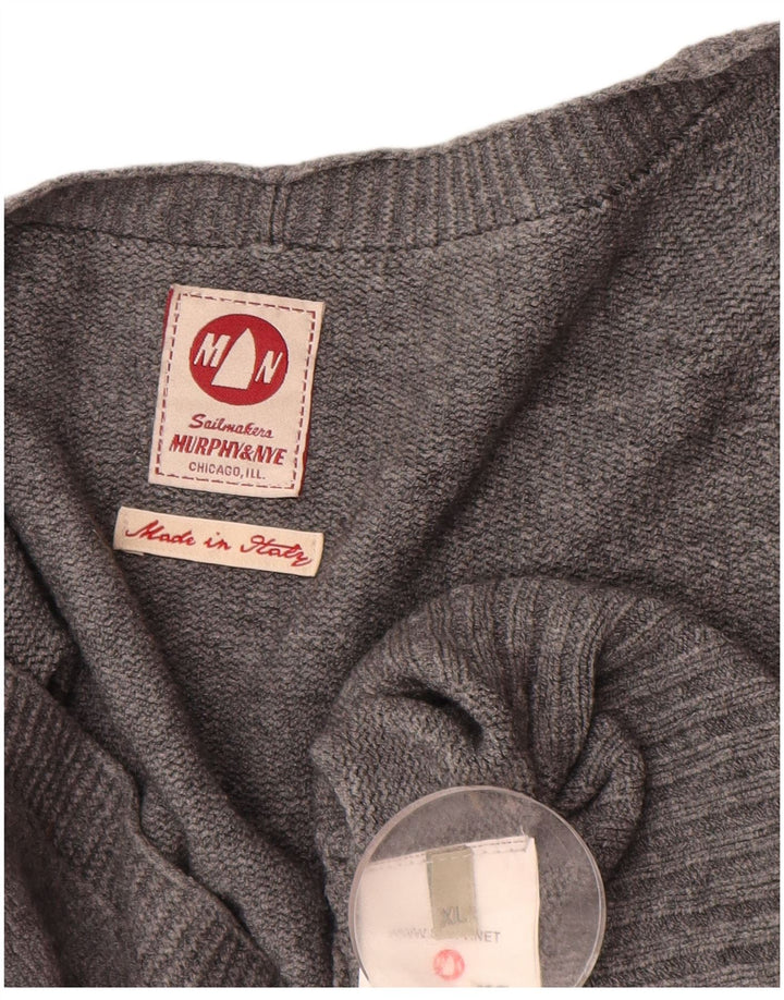 Sweter damski MURPHY & NYE UK 18 XL, szara wiskoza