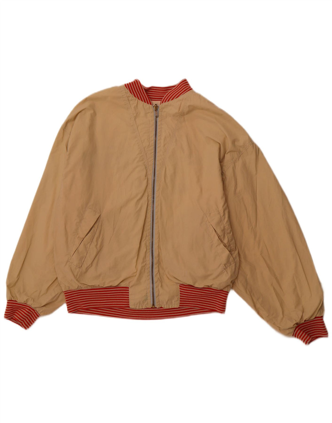 Męska dwustronna kurtka QUARRY Graphic UK 42 XL złamanej bieli, bawełniana