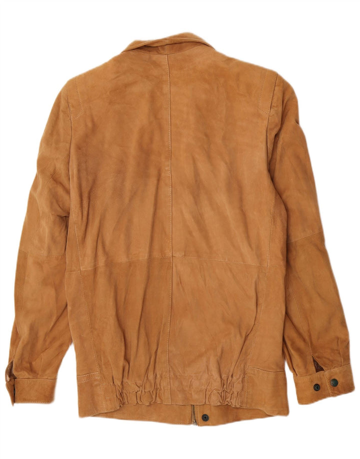 Vintage męska zamszowa kurtka IT 46 Small Beige