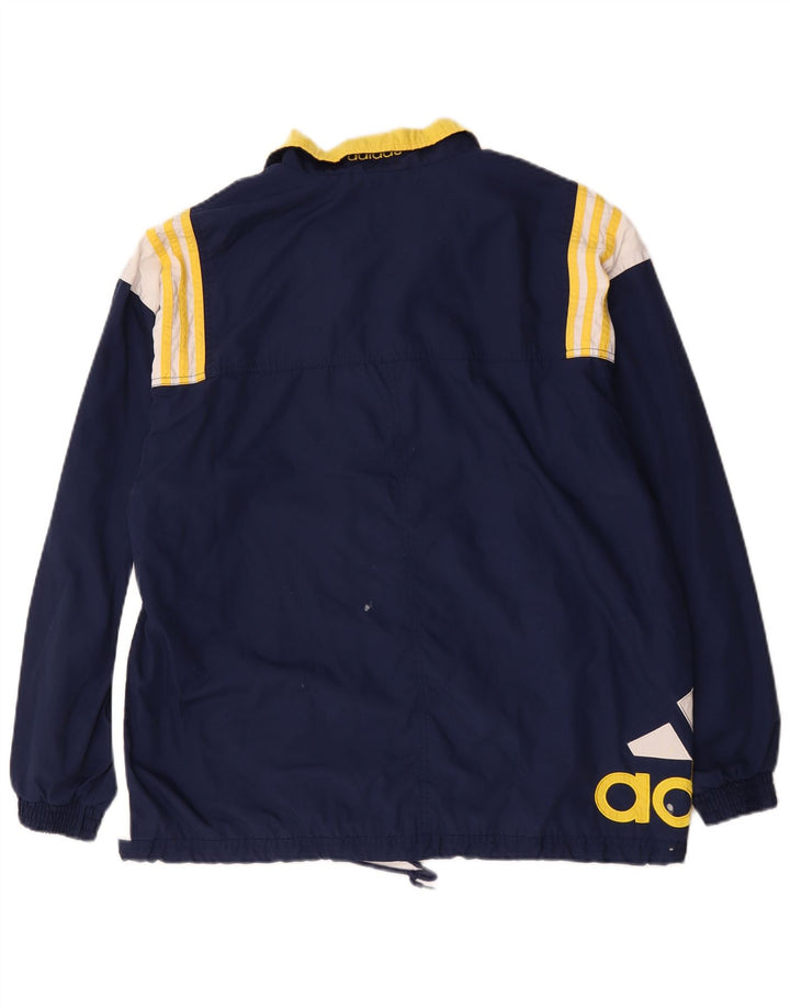 Adidas Męska bluza dresowa Top Jacket UK 40/42 Średni granatowy kolor blokowy