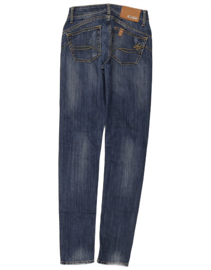 Damskie jeansy skinny Liu Jo W26 L31 Niebieskie