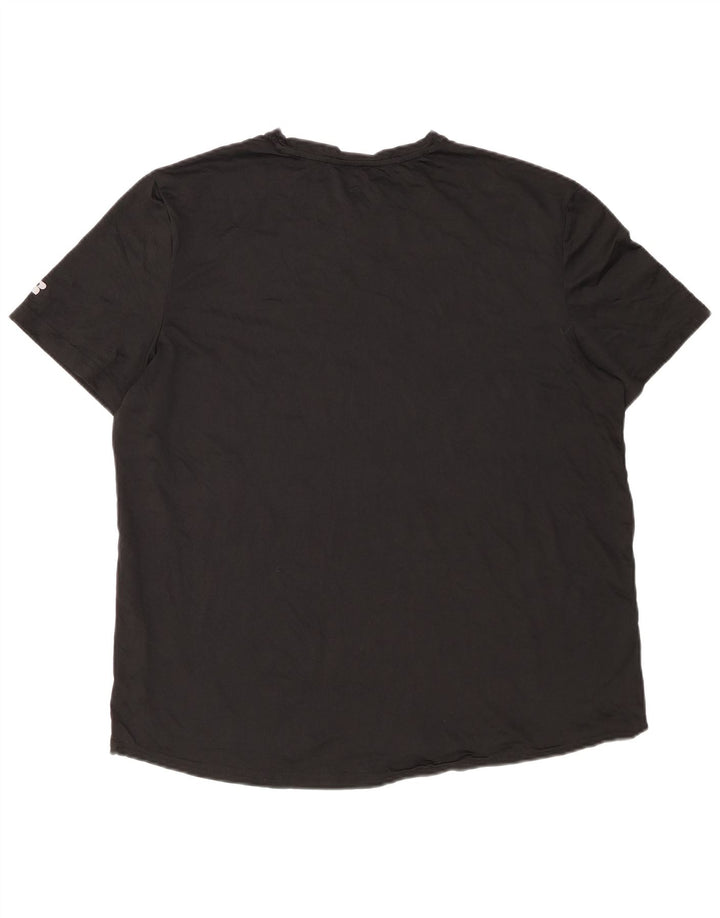 T-shirt męski RUSSELL ATHLETIC Dri-Power, XL, czarny, poliester