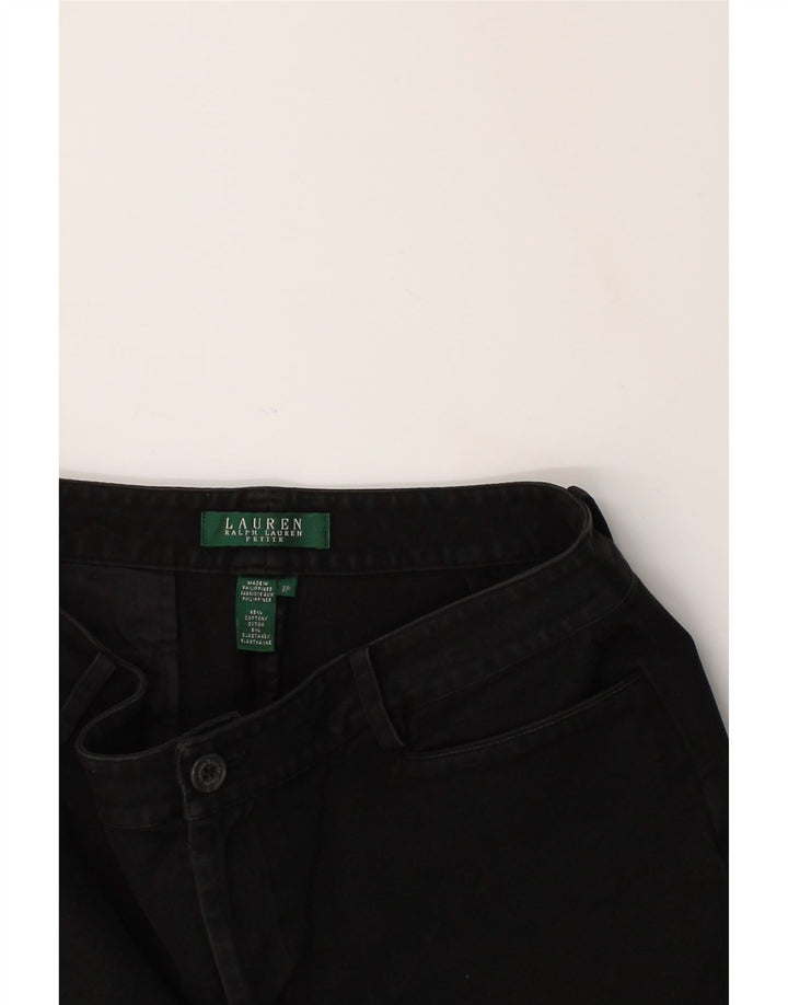 RALPH LAUREN Womens Petite Cropped Jeans US 8 Medium W32 L27 Black Vintage Ralph Lauren and Second-Hand Ralph Lauren from Messina Hembry 