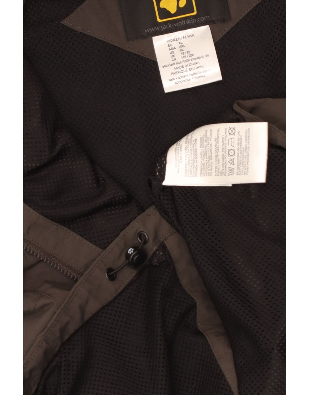 Damska kurtka dresowa bez rękawów JACK WOLFSKIN UK 18/20 XL, szara