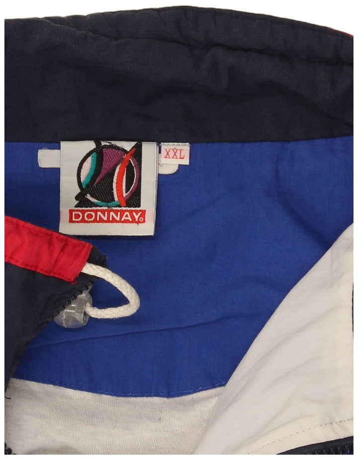 Męska kurtka dresowa Donnay 2XL w kolorze niebieskim