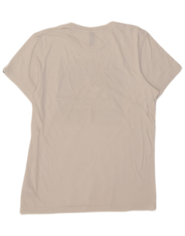Adidas Mens Graphic T-Shirt Top Medium White Cotton