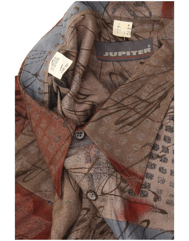 Męska koszula pulowerowa Jupiter rozmiar 43, duża, wielobarwna, patchworkowa bawełna