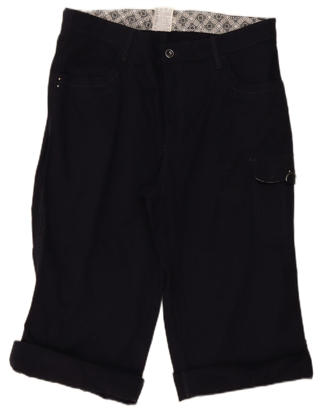 Damskie bermudy LEE Cargo US 14 XL W34 Granatowa bawełna