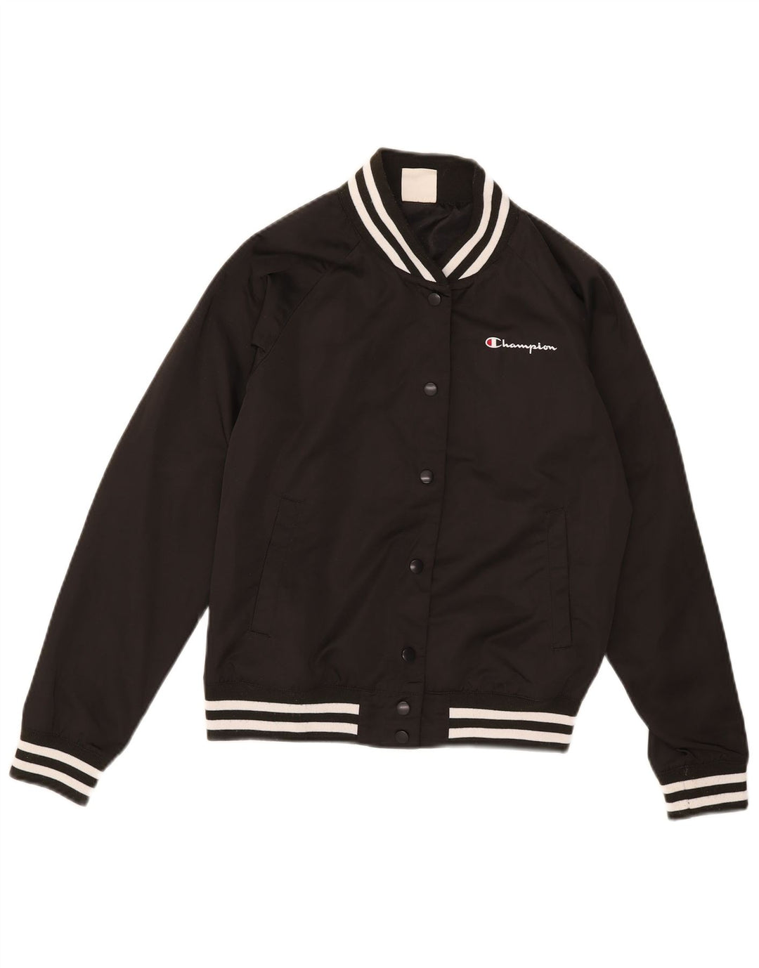 Damska kurtka Champion Varsity UK 10, mała, czarna, poliestrowa