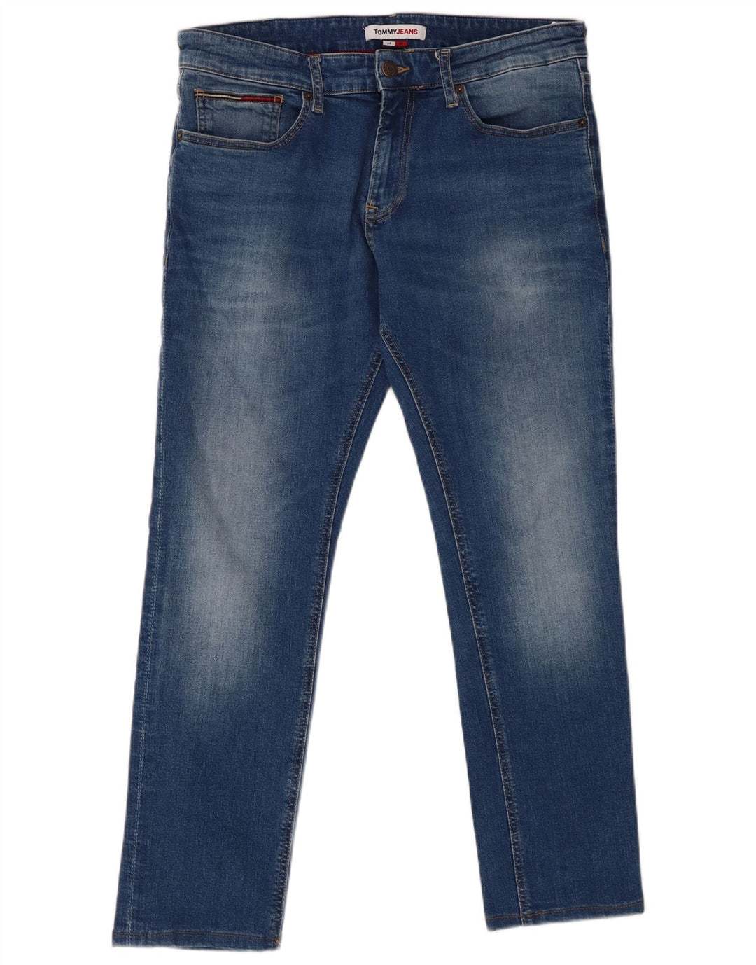 TOMMY HILFIGER Męskie jeansy Scanton Slim W34 L27 Niebieskie bawełniane