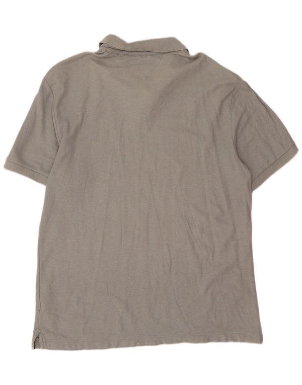 Męska koszulka polo Slim Fit Tommy Hilfiger 2XL, szara bawełna