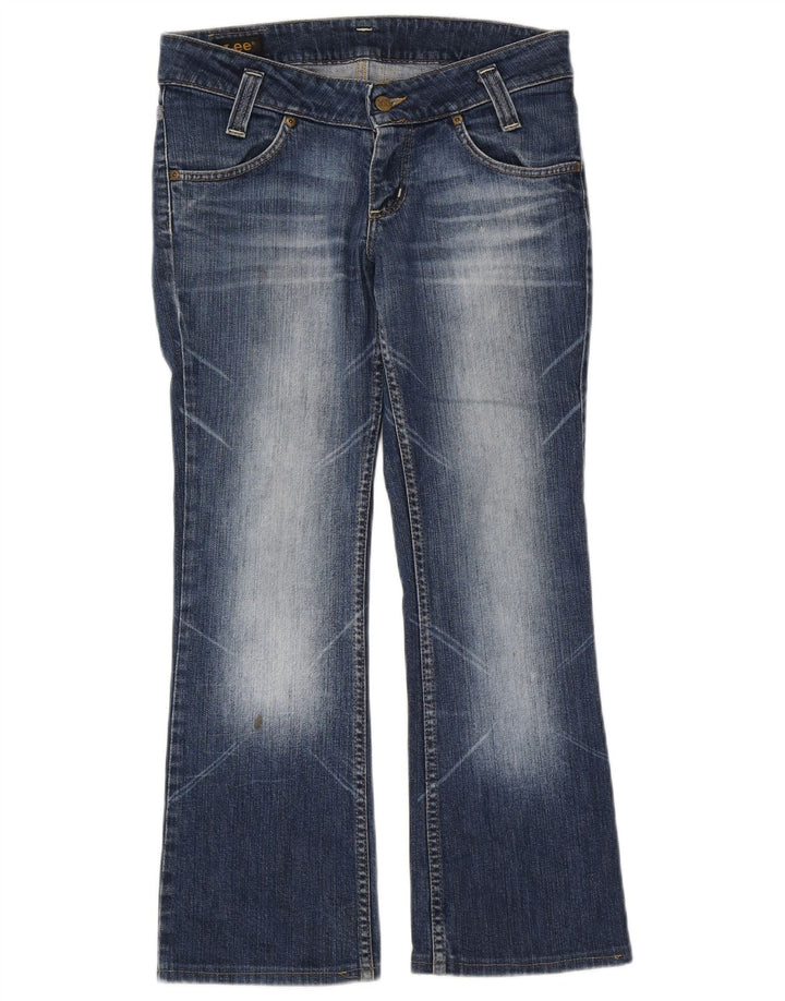 Damskie jeansy Lee Leola Bootcut W30 L27 Niebieskie bawełniane