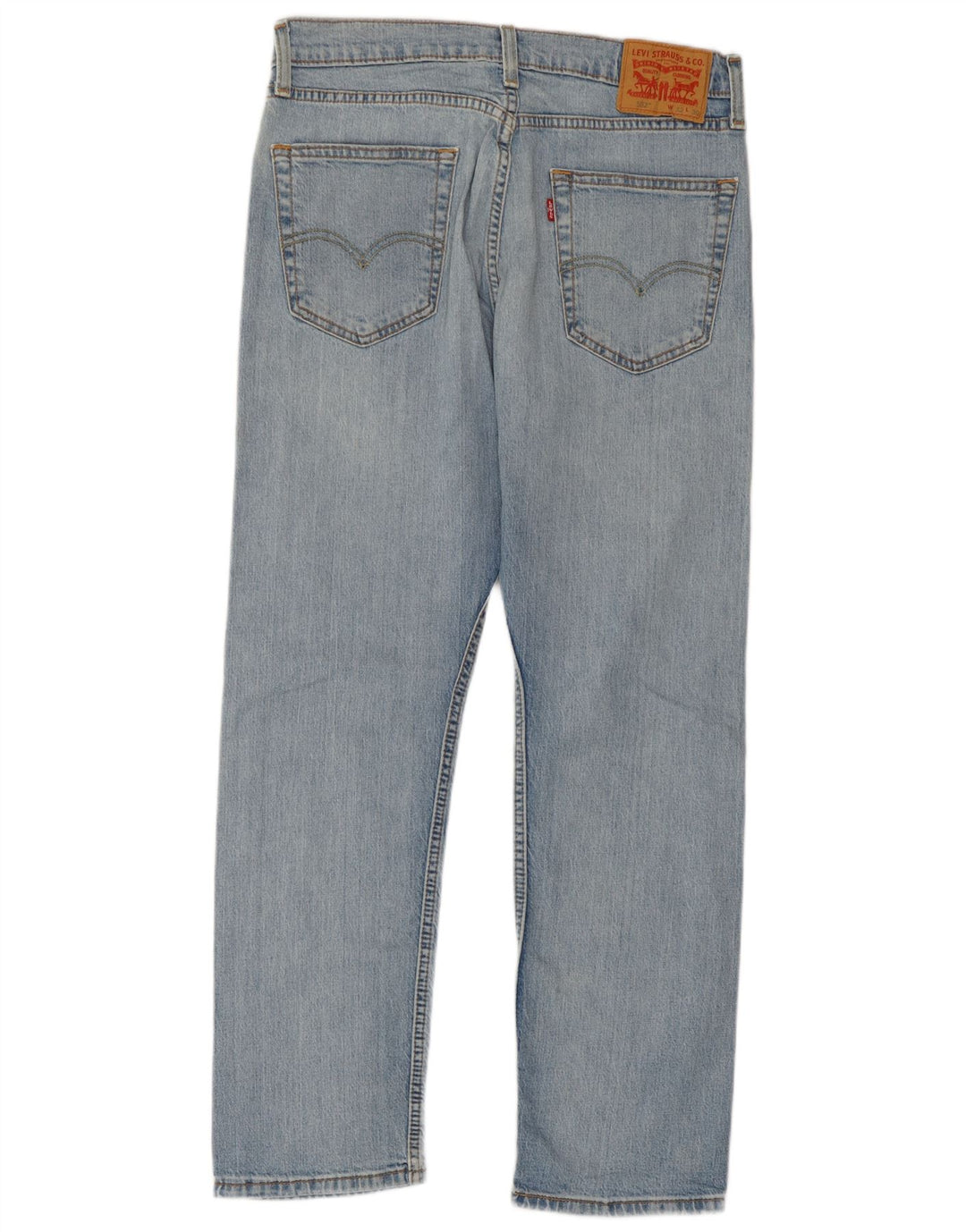 Damskie dżinsy Levi's 502 Straight W32 L27 Niebieskie bawełniane