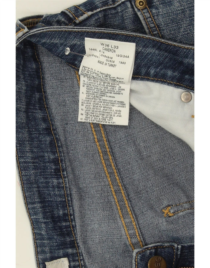 LEE Womens Cameron Cropped Jeans W36 L26 Blue Cotton Vintage Lee and Second-Hand Lee from Messina Hembry 