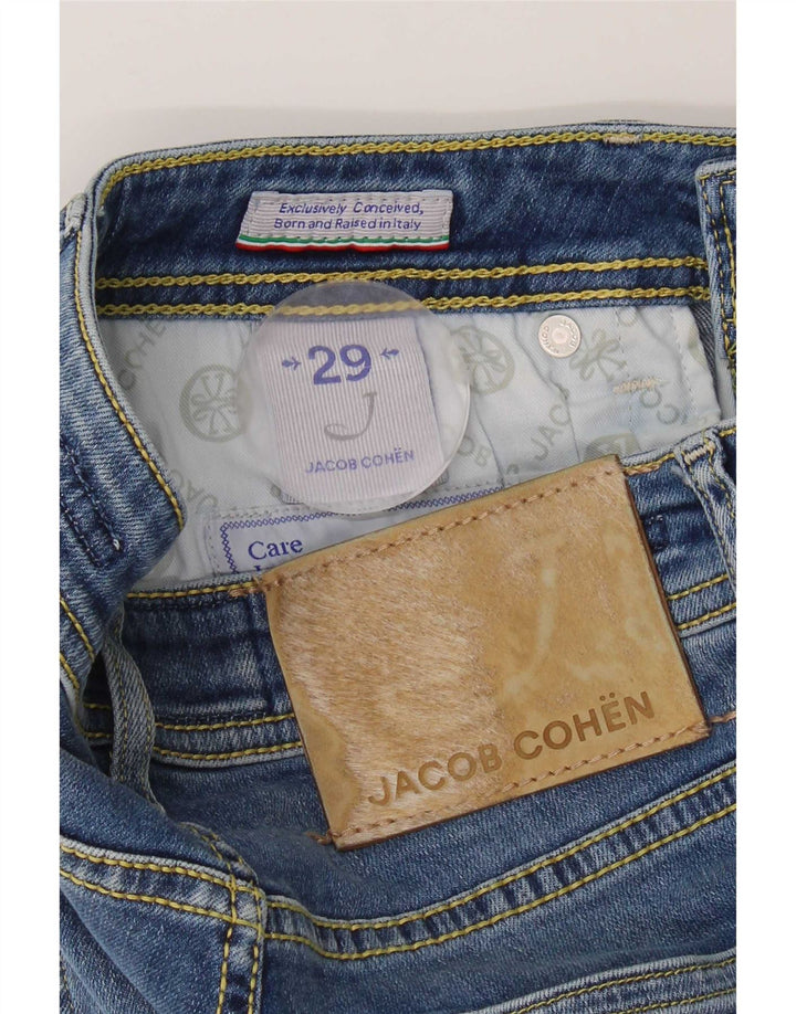 Jeansy damskie Jacob Cohen W29 L26 Niebieskie bawełniane