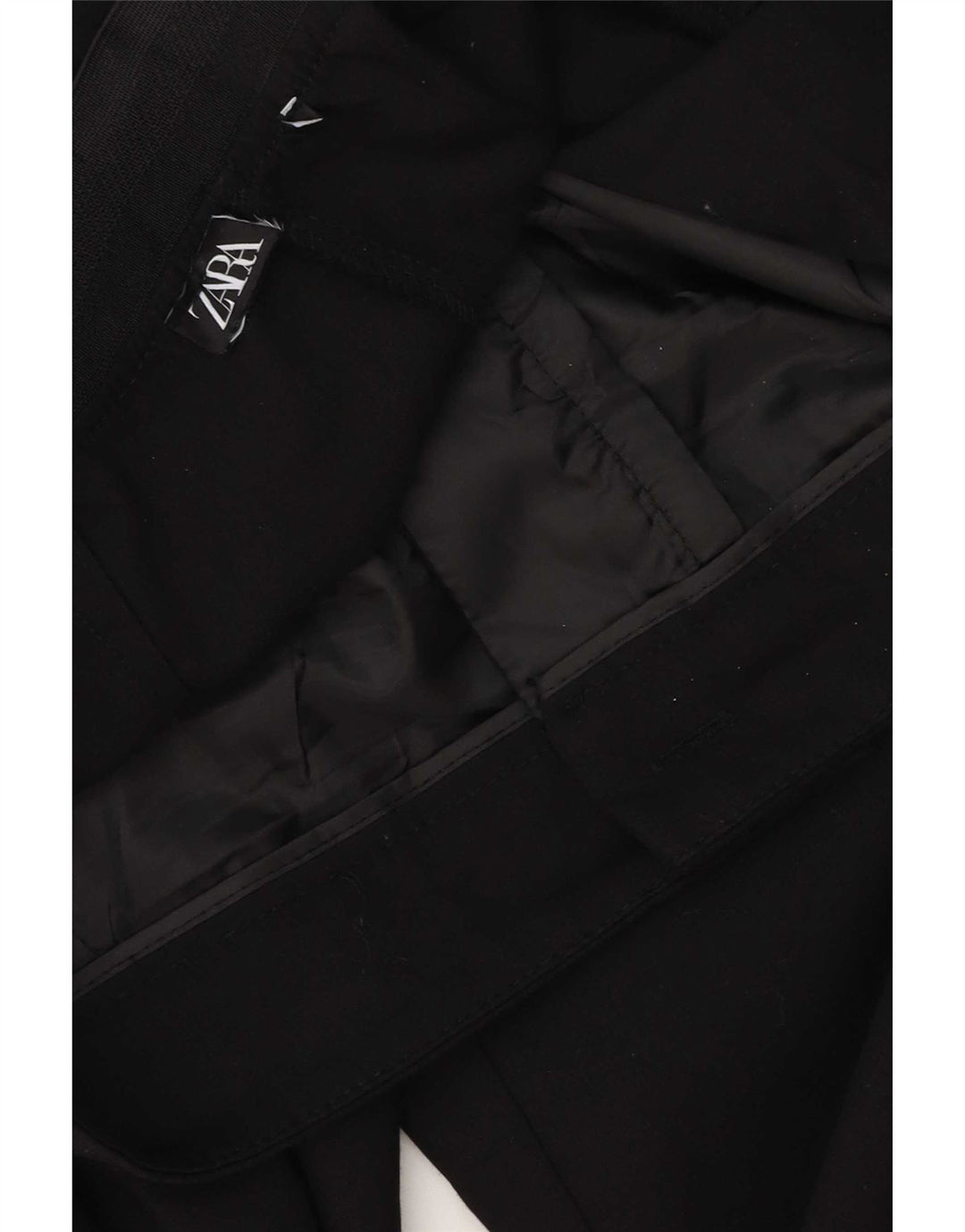 Proste spodnie damskie Zara W34 L28 czarne