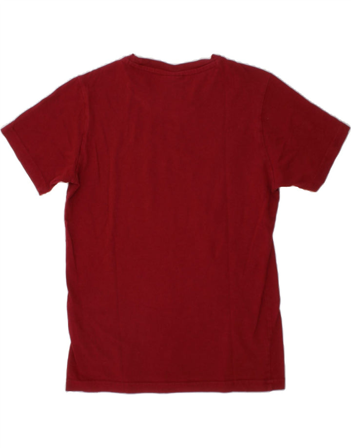 CHAMPION Boys Graphic T-Shirt Top 9-10 Years Medium  Maroon Cotton Vintage Champion and Second-Hand Champion from Messina Hembry 