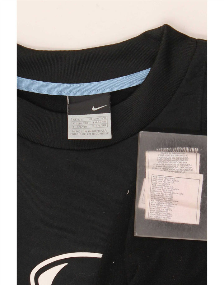 Męski sweter dresowy Nike UK 36/38 Mały czarny poliester z blokami kolorów