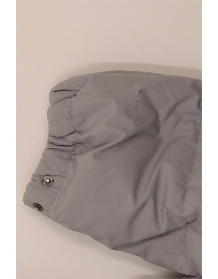 Męska ocieplana kurtka z kapturem C&A EU 52 XL, szary poliester