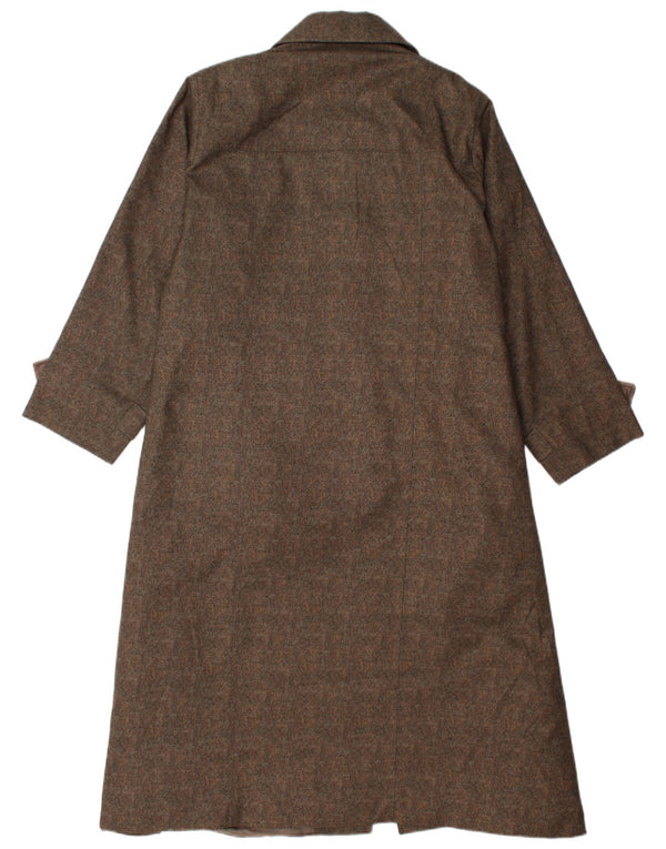 Vintage damski płaszcz UK 14 średni brąz