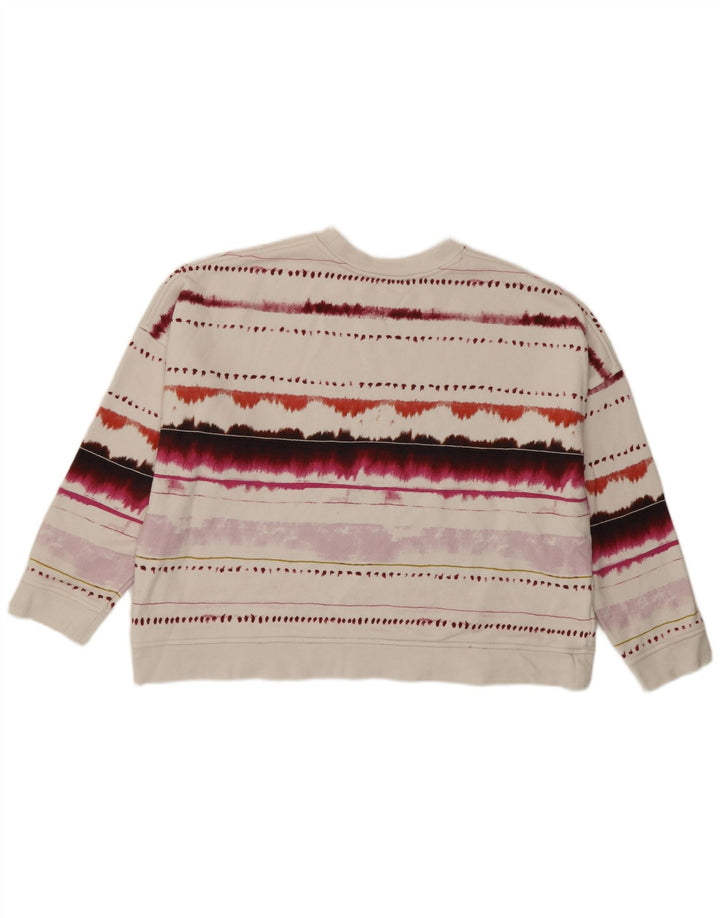 Damska bluza oversize Whistle UK 14, średnia, biała, geometryczna