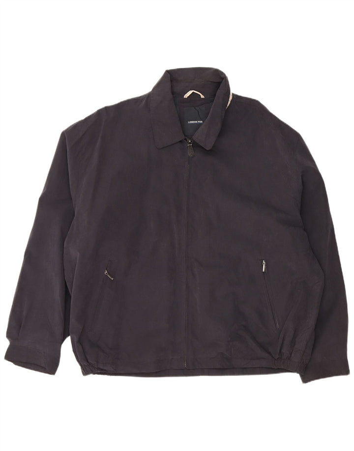 Męska kurtka bomber LONDON FOG UK 44 2XL Granatowy poliester