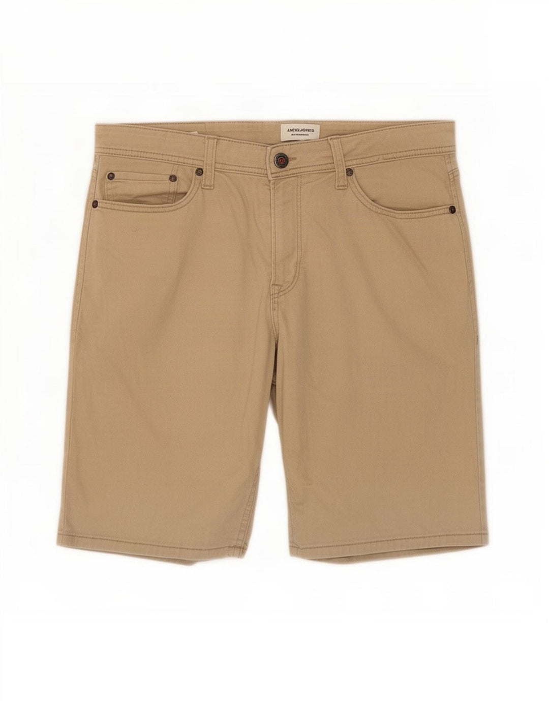 Jack & Jones Męskie spodenki codzienne duże W34 beżowe