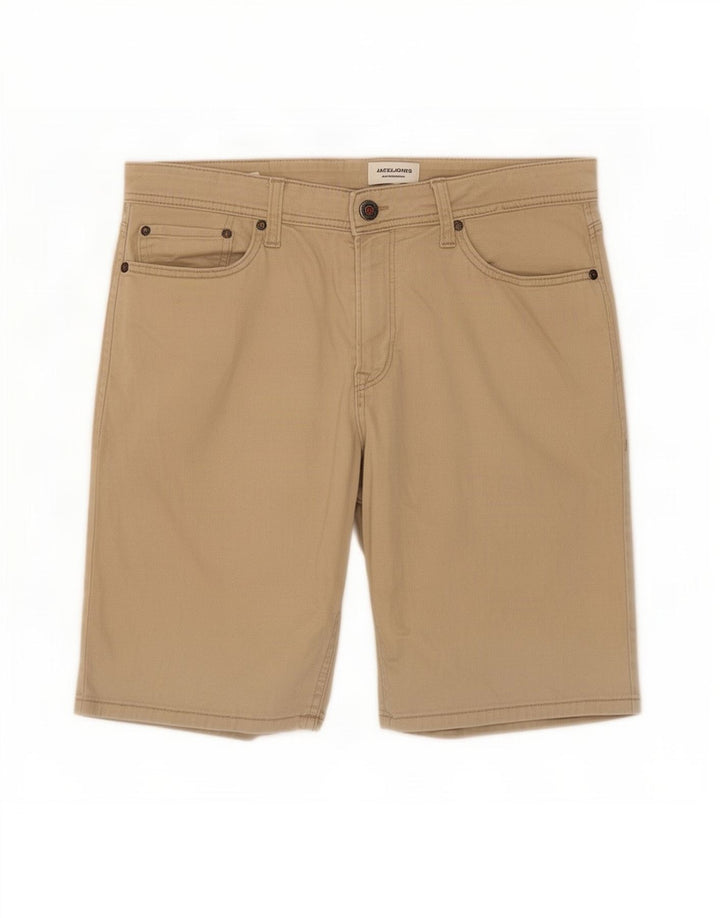 Jack & Jones Męskie spodenki codzienne duże W34 beżowe