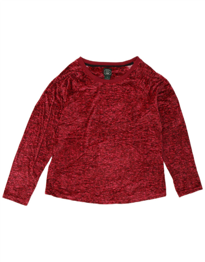 Damski top Laura Ashley z długim rękawem, UK 14, średni różowy poliester