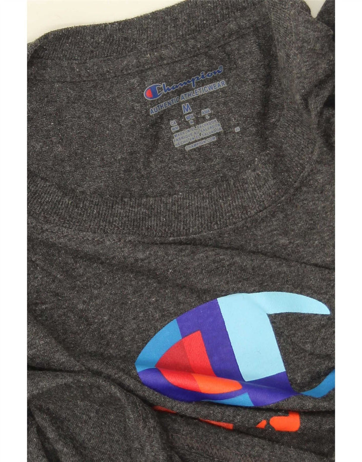Męski T-shirt Champion z grafiką, średni szary